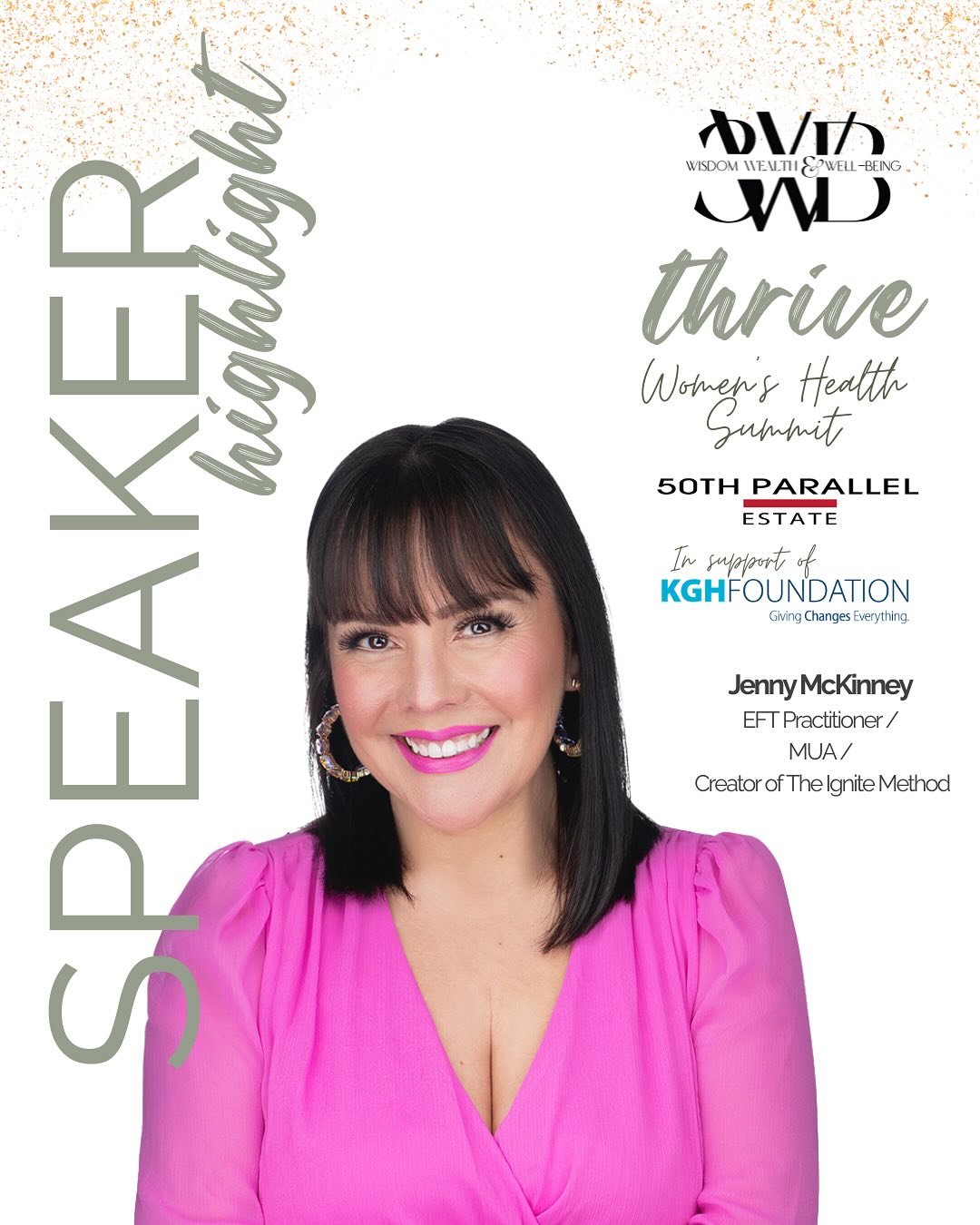 We are thrilled to welcome Jenny McKinney to the Thrive Women&rsquo;s Health Summit!
As a leading EFT Tapping Practitioner, award-winning makeup artist, and creator of the IGNITE Method, Jenny has spent over 27 years helping women cultivate confiden