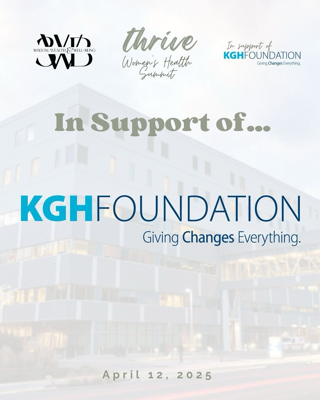 We&rsquo;re wrapping our arms around the KGH Foundation at the Thrive Women&rsquo;s Health Summit!
As we gather on April 12, 2025, at the stunning 50th Parallel Estate Winery for the Thrive Women&rsquo;s Health Summit, a day dedicated to empowering 